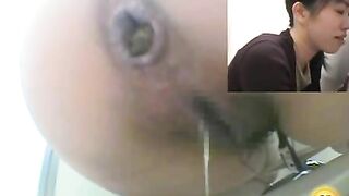 Wet pussy and hairy asshole