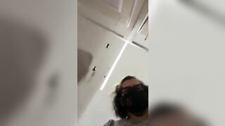 Nerdy milf in glasses poo