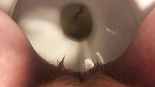 Hairy pussy milf piss and poop