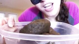 Ready to show her big turd