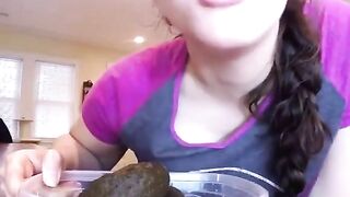 Ready to show her big turd