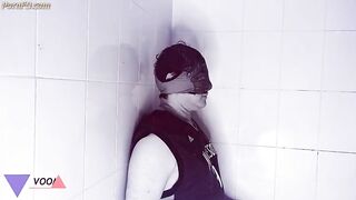 Shy dude eating shit