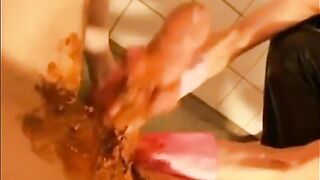 Dirty cock in her booty