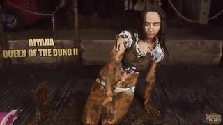 Cow shit and horse dung bathing babes Compilation