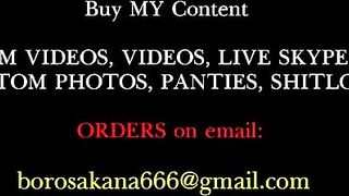 Smooth ass hole dropping hard load