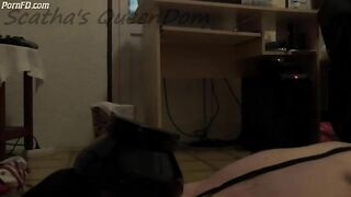 Lovely girlfriend and hot shitty play