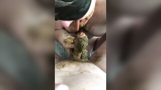 POV scat blowjob fun