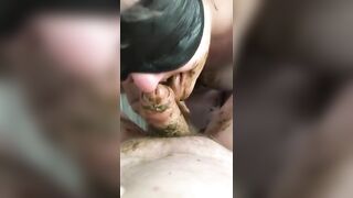 POV scat blowjob fun