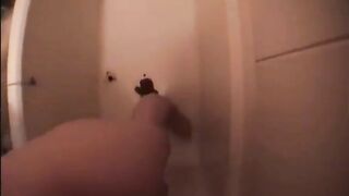 Asian mommy shitting diarrhea on her legs