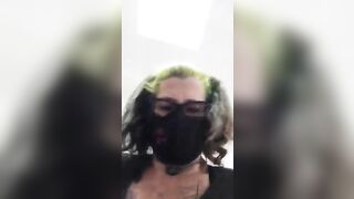 Slutty amateur blonde milf poops