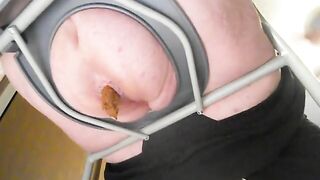 BBW lady dropping shinning load