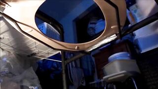 Fat ass mature lady shitting heavily