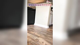 Seductive big booty ebony enema session