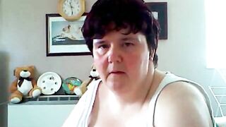 Fat granny is a horny scat whore