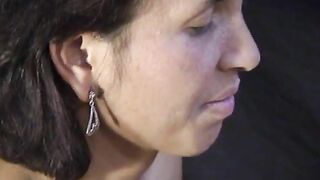 Mature and young babes smearing poop