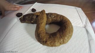 Four big stinky loads closeup