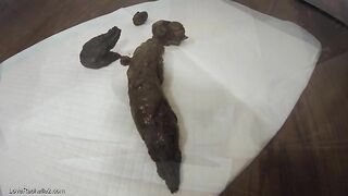 Four big stinky loads closeup