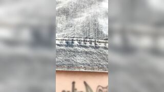 Sweet girl long messy poop