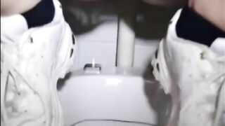 Tasty girl pooping and squirting