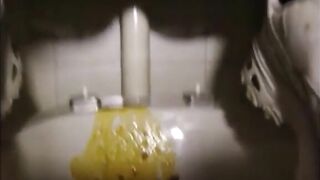 Tasty girl pooping and squirting