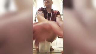 Girl monster shit hot closeup