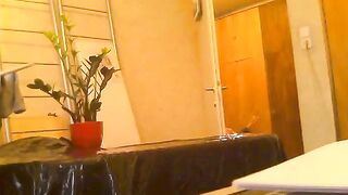 Girl plastic panty poop