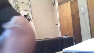 Girl plastic panty poop