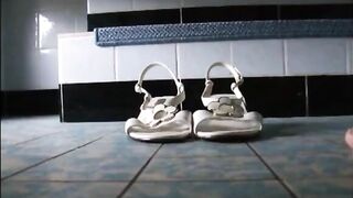 Shit and piss in the shoes