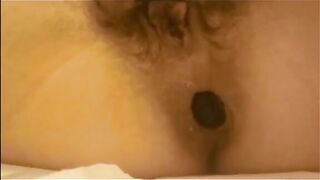 Hairy cunt milf shitting liquid load