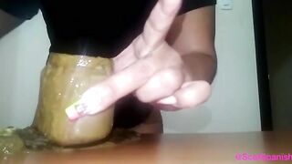 Gorgeous lady and shitty explosion