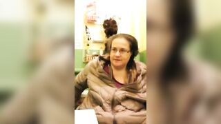 Mature chubby milf poops