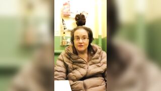 Mature chubby milf poops