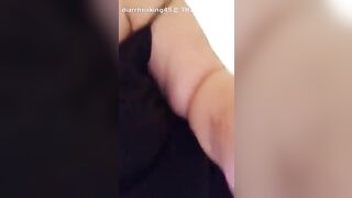 MILF in lingerie pooping