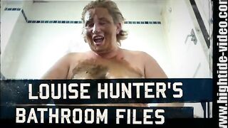 Mature lady poops in her dirty panty