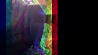 Dirty slut eating shit in the toilet