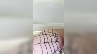 Thick ass mature lady poop