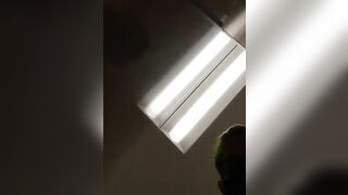 Hot mature lady pooping