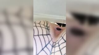 Hot mature lady pooping