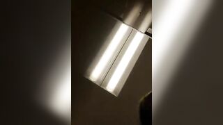 Lovely ass of mature lady pooping