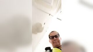 Lovely chubby ass lady poops