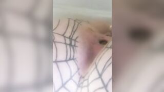 Tasty mature bitch pooping