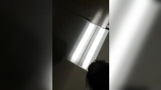 Lady in glasses poop teasing show