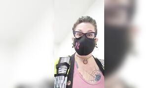 Greedy mature lady pooping