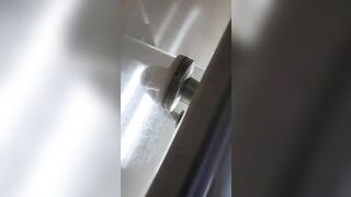 Juicy fat ass girl pooping