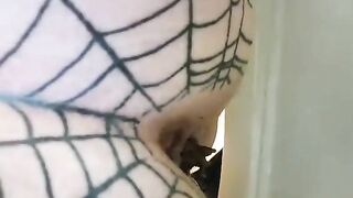 Mature wife poops at home