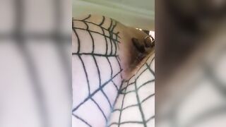 Amateur pooping lady sweet ass