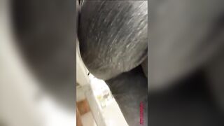 Stinky poop from hairy asshole