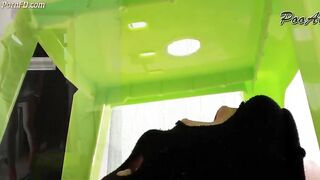 Skinny girl and dirty slave