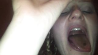 Licking his dirty ass