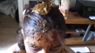 French girl smearing it